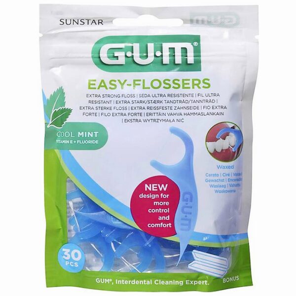 Удобные флосс-зубочистки GUM Easy Flossers 50 шт для чистки между зубами