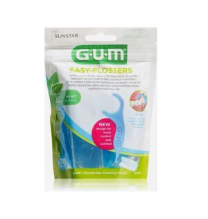 Удобные флосс-зубочистки GUM Easy Flossers 50 шт для чистки между зубами — изображение 3