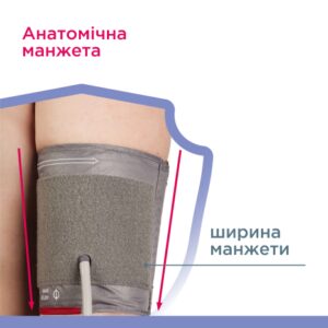 Автоматичний тонометр B.Well PRO-33 (манжета M-L з адаптером) — изображение 3