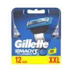 Змінні картриджі для гоління Gillette Mach3 Turbo 12 шт