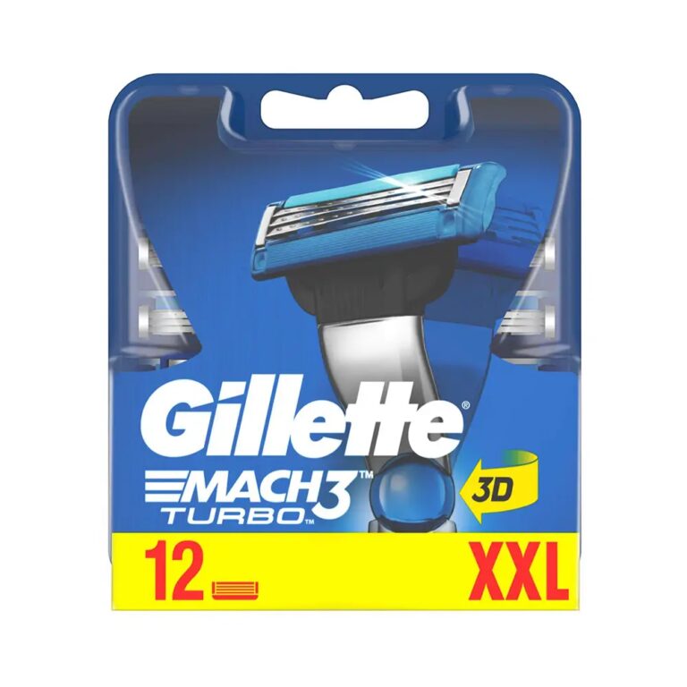 Змінні картриджі для гоління Gillette Mach3 Turbo 12 шт