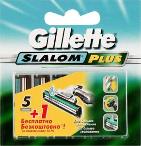 Сменные картриджи для бритья мужские Gillette Slalom Plus 6 шт