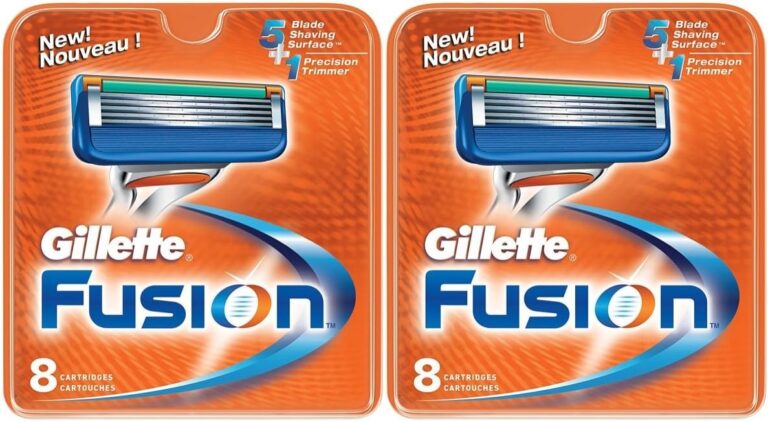 Сменные картриджи Gillette Fusion 8 шт USA(Blue)