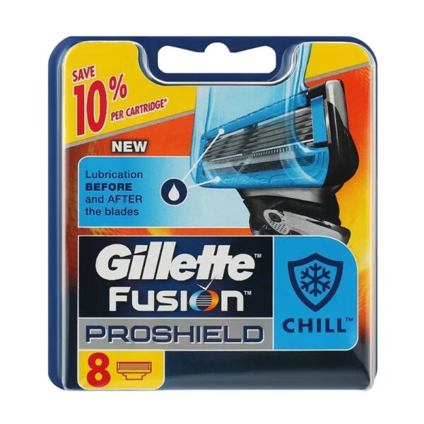 Сменные картриджи Gillette Proshield Chill 8 шт USA