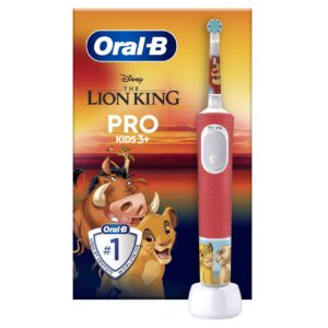 Електрична зубна щітка дитяча Braun Oral-B D103 Pro Kids King Lion