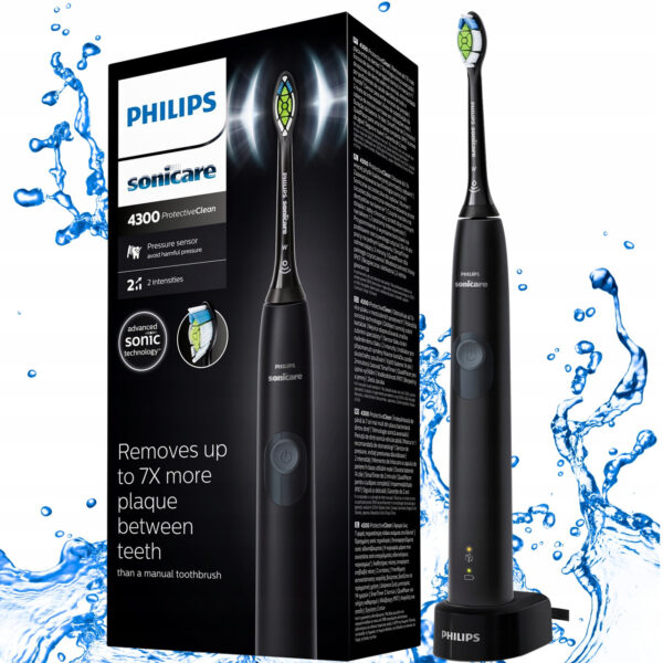 Ультразвуковая зубная щетка Philips Sonicare ProtectiveClean 4300 Black HX6800/44