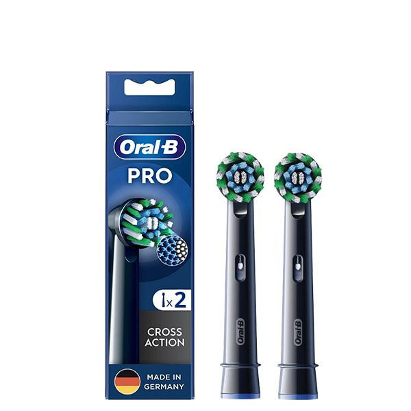 Змінні насадки для електричної зубної щітки Oral-B EB50BRX Pro Cross Action Black  2 шт