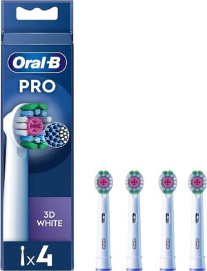 Сменные насадки для электрической зубной щетки Oral-B EB18RX Pro 3D White 4 шт