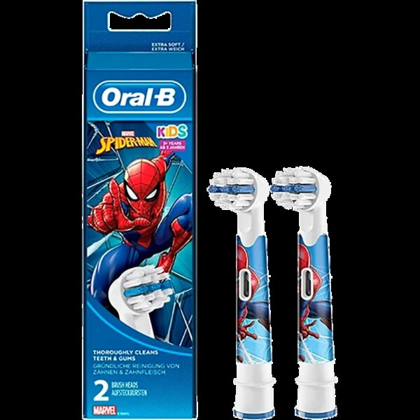 Сменные насадки для детской зубной щетки Oral-B Stages Power Marvel Spider-Man 2 шт
