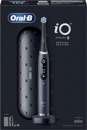 Електрична зубна щітка з  Bluetooth Braun Oral-B IO Series 9 Luxe Edition Black Onyx - Зображення 2