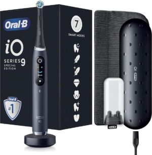 Електрична зубна щітка з  Bluetooth Braun Oral-B IO Series 9 Luxe Edition Black Onyx - Зображення 4
