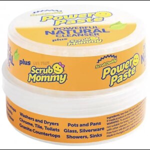 Scrub Mommy Power Paste + Scrub Mommy Чистящая паста с губкой 250гр.