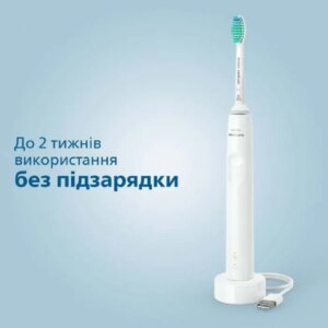 Набір ультразувикових зубних щіток Philips Sonicare  3100  White + White  HX3675/13 - Зображення 2