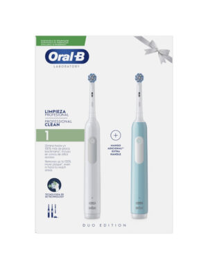 Набор электрических зубных щеток Braun Oral-B Pro Series 1 White+Blue