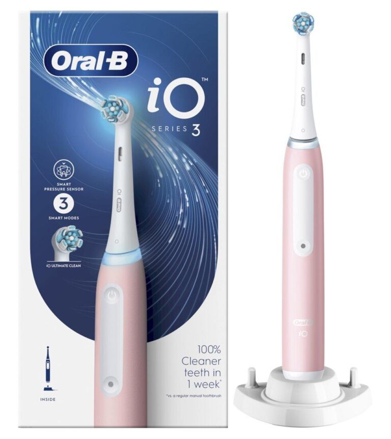 Электрическая зубная щетка  Braun Oral-B iO Series 3 Pink розовая
