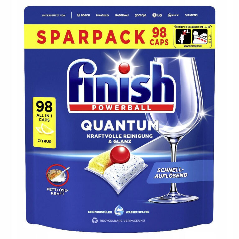 Таблетки для посудомоечных машин Finish QUANTUM 58 шт 98