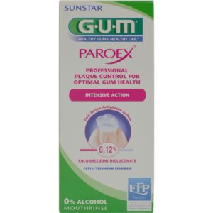 Ополаскиватель для полости рта GUM  Paroex 0,12% хлоргексидина + СРС 300 мл — изображение 3