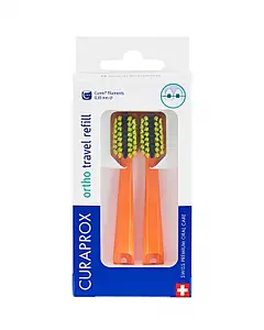Змінні насадки Curaprox CS 5460 ortho Travel mix 2 шт (помаранчевий)