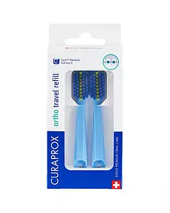Змінні насадки Curaprox CS 5460 ortho Travel mix 2 шт (блакитний)