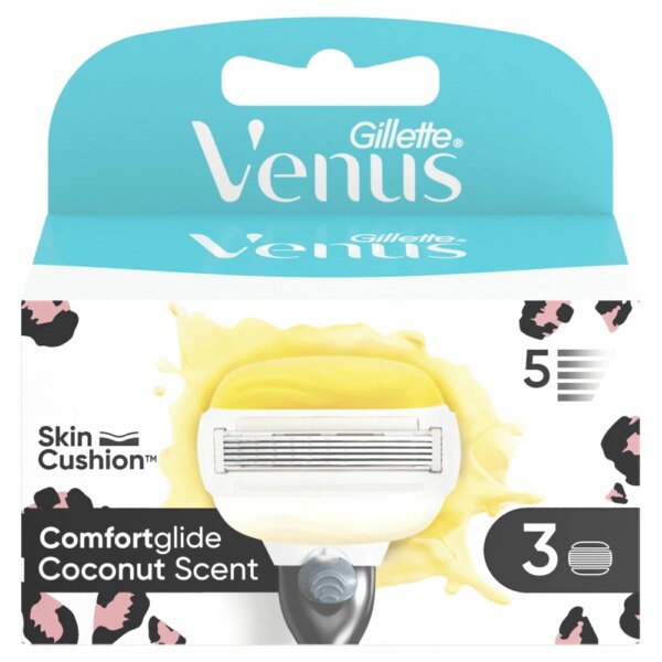 Сменные кассеты для бритья Gillette Venus5 Comfortglide Coconut 3 шт