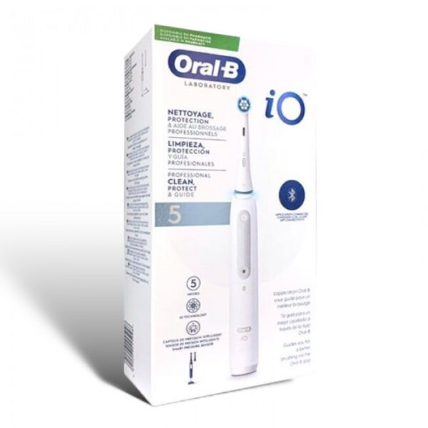 Електрична зубна щітка ORAL-B BRAUN iO 5 Laboratory White