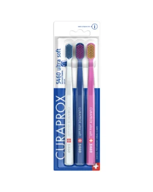 Набір зубних щіток Curaprox CS 5460 ultra soft trio 3шт блістер