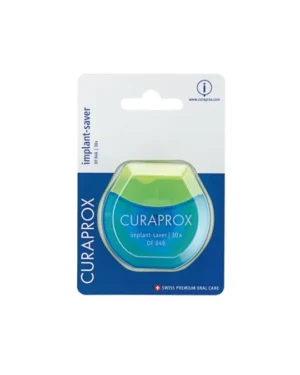 Зубна нитка Curaprox для догляду за імплантами DF 846 Implant saver 30 м