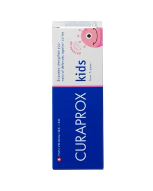 Детская зубная паста Curaprox Kids с фтором 1450 ppm (от 6 лет), вкус арбуза, 60 мл — изображение 3