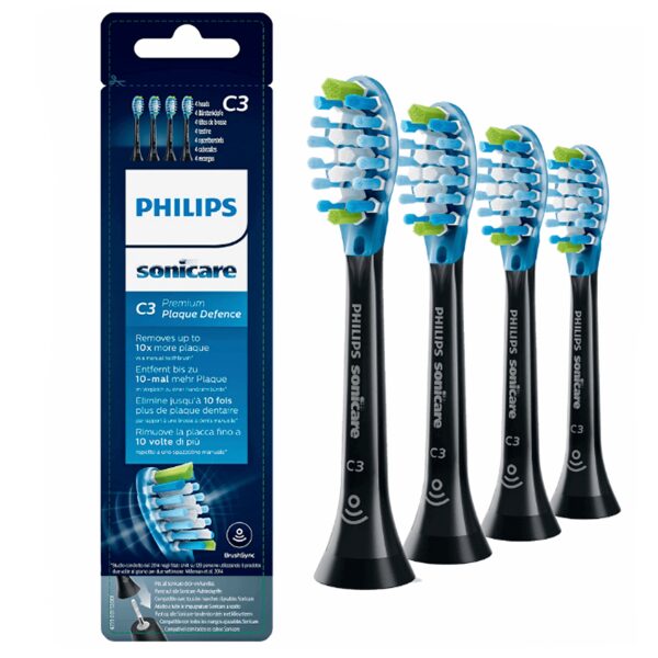 Сменные насадки для звуковой зубной щетки Philips  Sonicare C3 Premium  HX9044/33 чорна