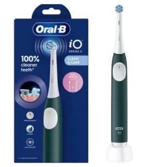 Електрична зубна щітка Braun Oral-B iO Series 2 Black темно-зелений