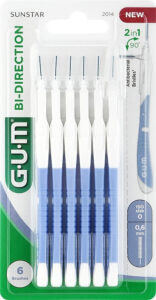 Межзубные щетки GUM Bi-direction ISO0 0