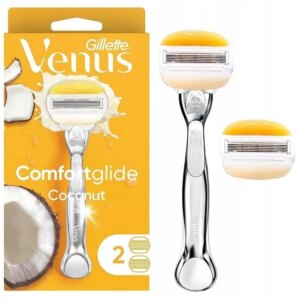 Станок с 2 сменными кассетами Gillette Venus ComfortGlide Coconut — изображение 2