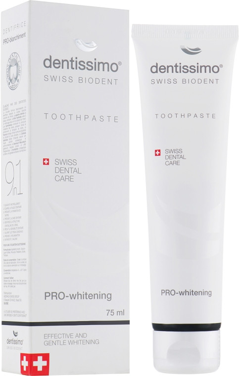 Зубна паста Dentissimo ПРО-Відбілювання PRO-WHITENING 75 мл