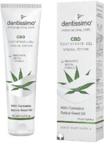 Зубная паста-гель Dentissimo Wite Cannabis с маслом семян конопли