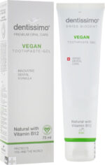 Зубная паста-гель Dentissimo ВЕГАН с витамином В12 VEGAN