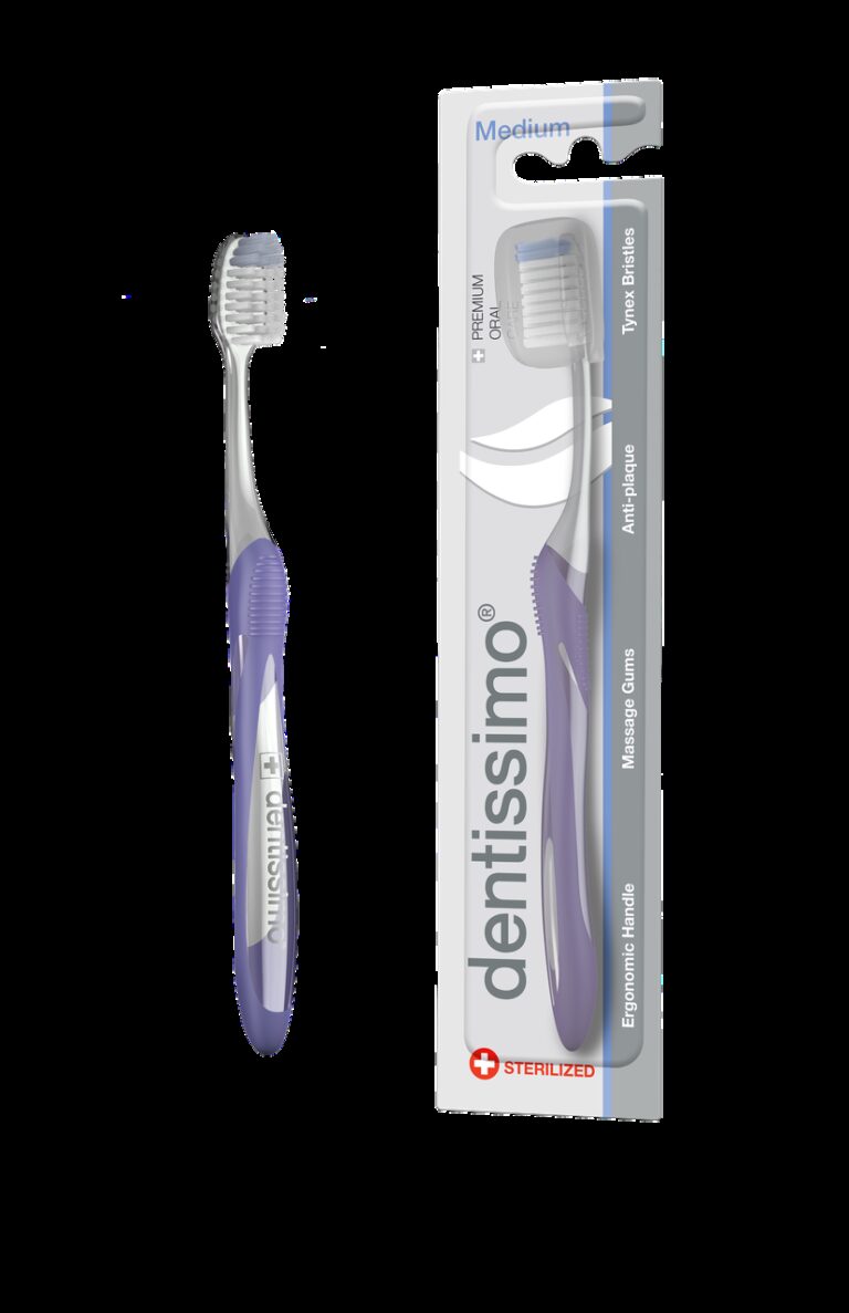 Зубная щетка Dentissimo MEDIUM Противодействие налета