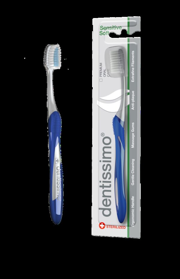 Зубна щітка Dentissimo SENSETIVE Сенсетив Інтердентальне очищення та масаж