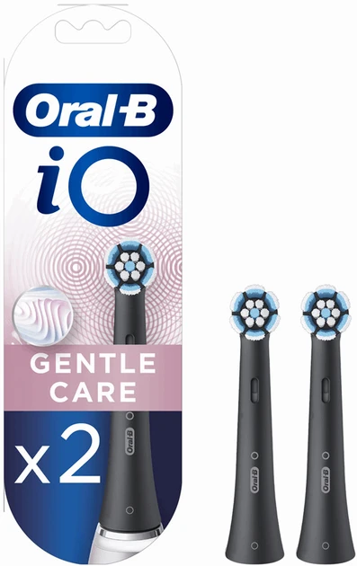 Насадки для электрической зубной щётки Oral-B iO Gentle Care Черные 2 шт
