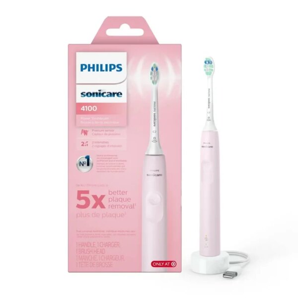 Ультразвуковая зубная щетка Philips Sonicare 4100 HX3681/21 Розовая