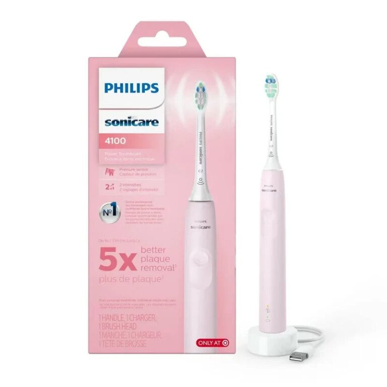 Ультразвуковая зубная щетка Philips Sonicare 4100 HX3681/21 Розовая