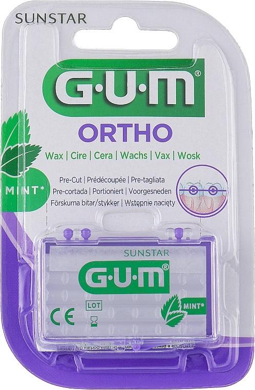 Ортодонтический воск GUM Ortho Dental Wax с ментолом