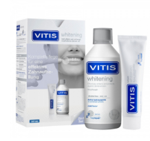 VITIS WHITENING НАБОР: зубная паста 100 мл + ополаскиватель 500 мл