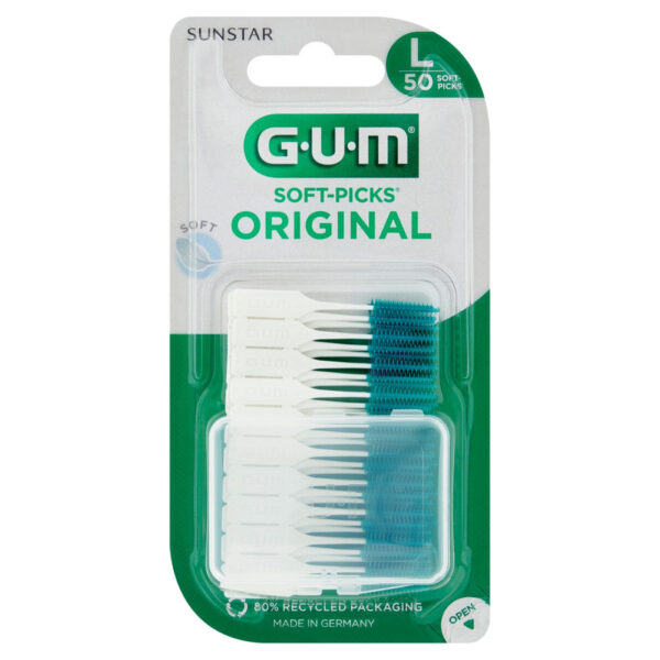 Межзубные щетки GUM Soft-Picks Original L 50 шт для идеальной гигиены рта