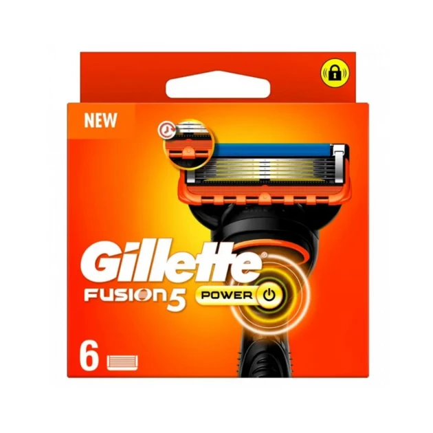Картриджи для бритвы Gillette Fusion5  Power 6 шт
