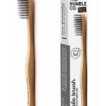 Зубная щетка HUMBLE бамбуковая для взрослых и подростков SOFT с углем