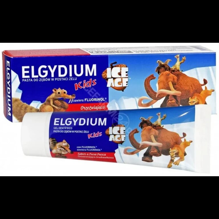 Зубна паста для дітей ELGYDIUM Kids  з освіжаючим смаком полуниці 3-6 років