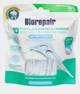 Флосс-зубочистки Biorepair з гідроксіапатитом 36 шт.
