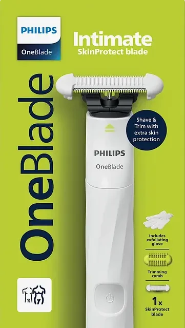 Електростанок Philips OneBlade 360 intimate