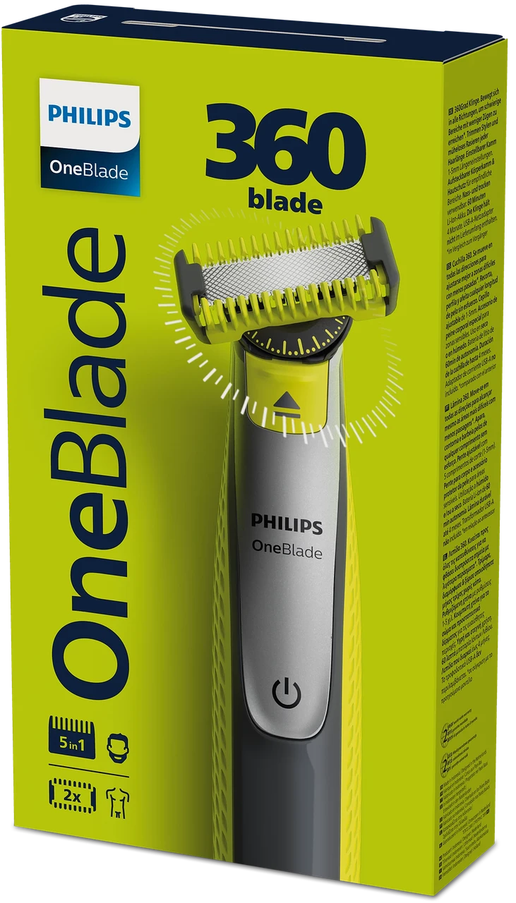 Електростанок Philips OneBlade 360 5 в 1