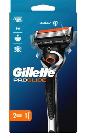 Станок для гоління чоловічий Gillette Proglide з двома змінними касетами